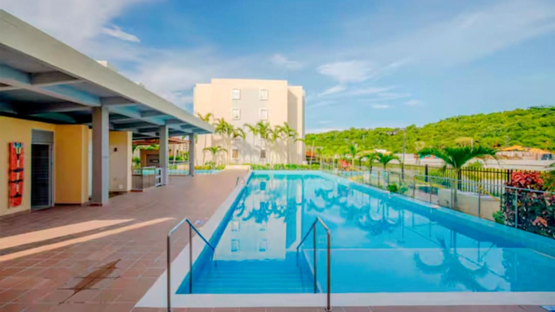 Refugio Cerca Del Mar Con Piscina Y Aire Acondicionado, Ideal 6 Apartahotel